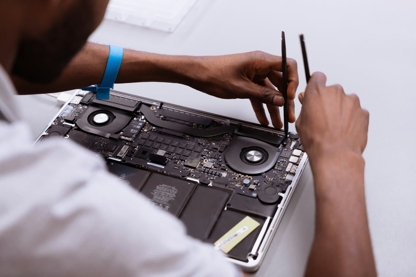 Careful, hands-on device repair
